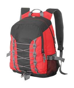 Shugon SH7690 - Miami Backpack Red/Black/Dark Grey