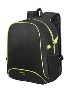 Shugon SH7677 - Osaka Basic Backpack Black/Lime Green