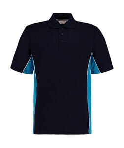 Gamegear KK475 - Classic Fit Track Polo Navy/Turquoise/White