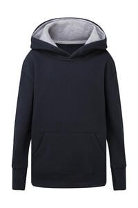 SG Originals SG24K - Contrast Hooded Sweatshirt Kids Navy/Light Oxford
