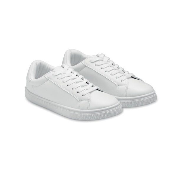 GiftRetail MO2037 - BLANCOS Zapatillas en PU 37