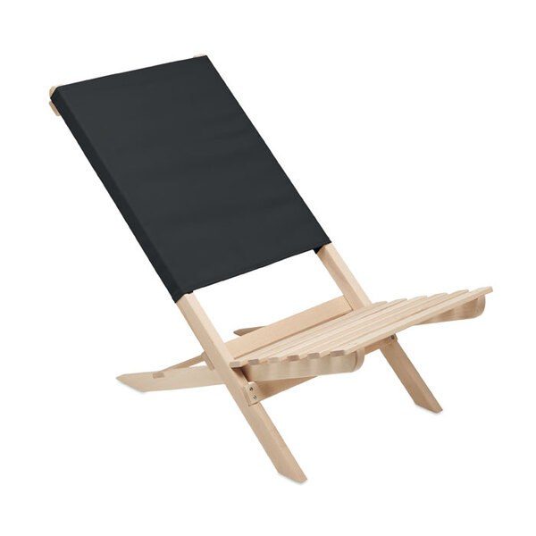 GiftRetail MO6996 - MARINERO Premium Foldable Wooden Beach Chair