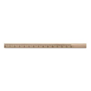 GiftRetail MO8686 - MADEROS Carpenters pencil with ruler Wood
