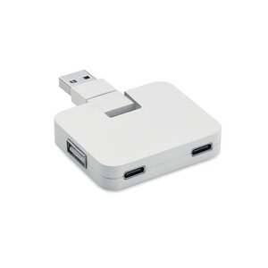 GiftRetail MO2254 - SQUARE-C Hub 4 portas USB 2.0