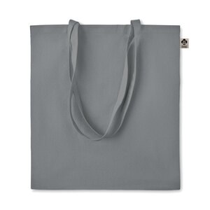 GiftRetail MO6189 - ZIMDE COLOUR Organic cotton shopping bag Grey