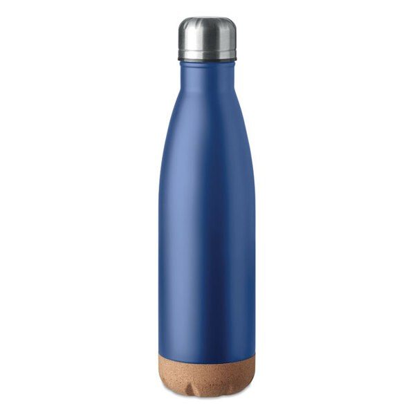 GiftRetail MO6313 - ASPEN CORK Double Wall Stainless Steel Cork Base Bottle 500ml