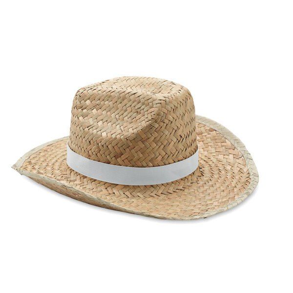 GiftRetail MO6755 - TEXAS Natural straw cowboy hat