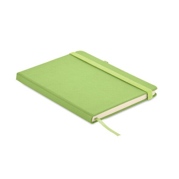 GiftRetail MO6835 - ARPU Eco-Friendly Recycled Leather A5 Notebook with Pen Holder