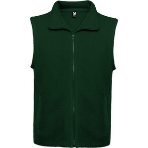 Roly RA1099 - BELLAGIO Fleece vest with polo neck and matching zipper Bottle Green