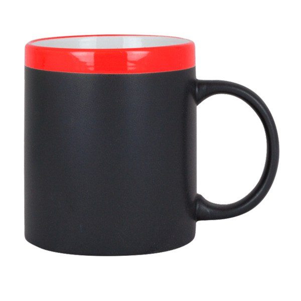 Goya 28199 - Taza de cerámica 300 ml con tiza SLATE