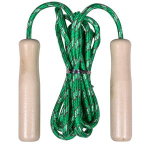 EgotierPro 38052 - Wooden Handle Jump Rope for All Ages JUMP