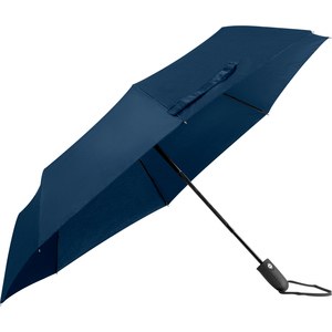 EgotierPro 38537RE - Automatic RPET Umbrella, 95cm, Fiberglass Ribs OPEN&CLOSE