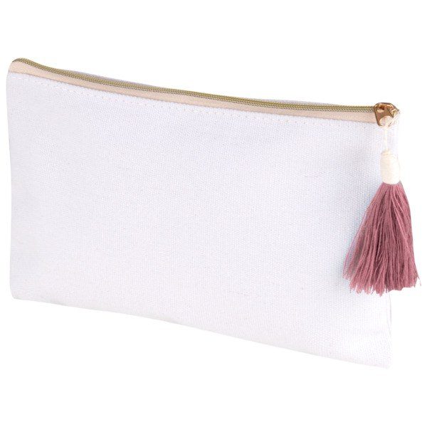 Goya 50001 - Cotton Toilet Bag with Metallic Zipper TASSEL