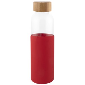 EgotierPro 50019 - Glass Bottle with Bamboo Cap, 500ml GIN