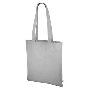 EgotierPro 50538 - Recycled Cotton Tote Bag with Long Handles WATERFALL