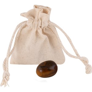 EgotierPro 53516 - Natural Stone in Cotton Bag - Choose Color KITO