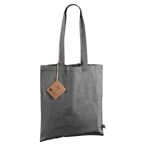 Goya 53519 - Bolsa de algodón reciclado con asa larga Fairtrade y certificado GRS DUNE