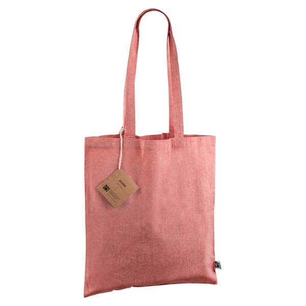 Goya 53519 - Bolsa de algodón reciclado con asa larga Fairtrade y certificado GRS DUNE