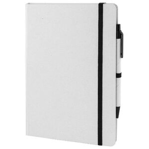 EgotierPro 53536 - Notebook A5 Riciclato con Penna e Elastico MIRAKA