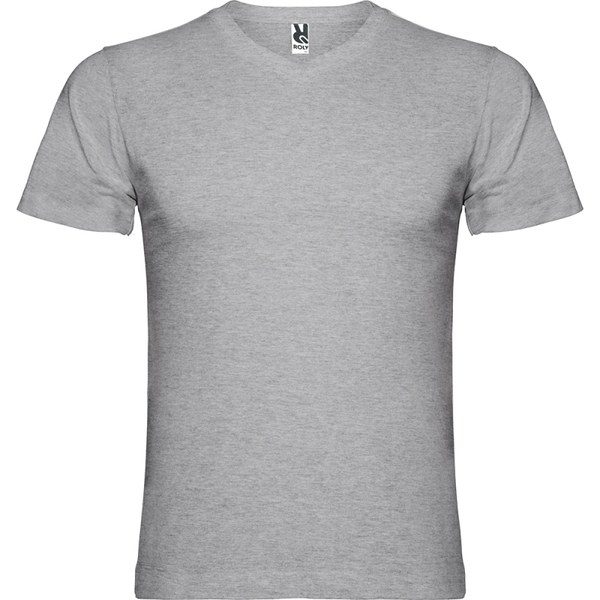 Roly R6503 - Camiseta de cuello de pico de manga corta para hombre "Samoyedo"