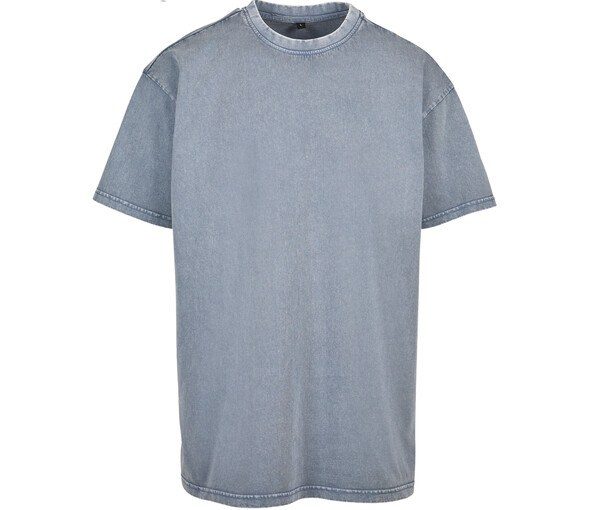 BUILD YOUR BRAND BY189 - ACID WASHED HEAVY OVERSIZE TEE