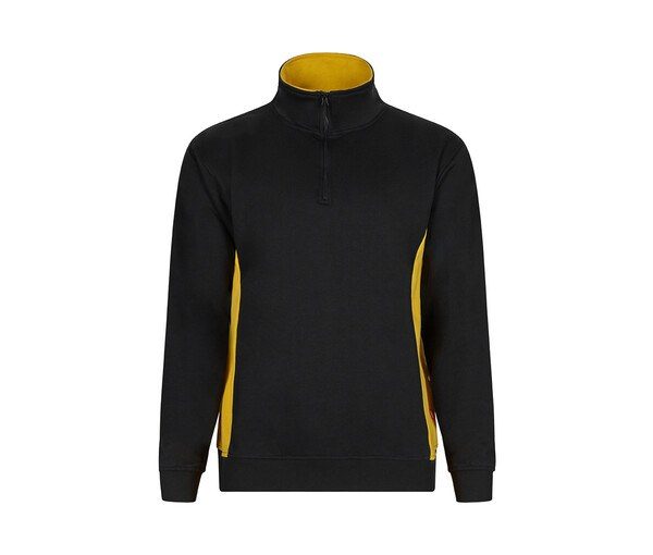 VELILLA V5704 - Two-tone zipped collar sweatshirt