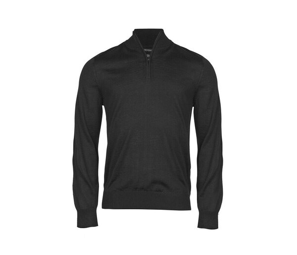 TEE JAYS TJ6010 - Mens Italian Merino Wool Blend Half Zip Sweater