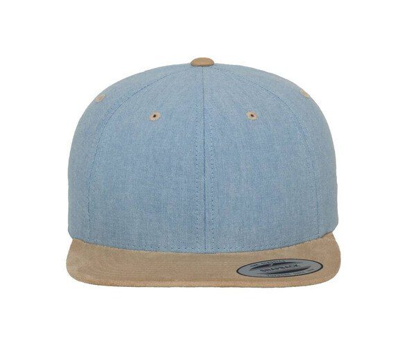 FLEXFIT 6089CH - GORRA DE CHAMBRAY Y ANTE CON BROCHE