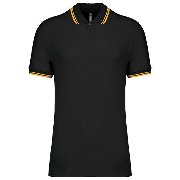 Kariban K272 - Mens 2 striped short sleeved poloshirt