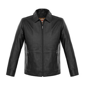 Canada Sportswear Genuine L00497 - Frankfurt Men's Lamb Leather Jacket Black