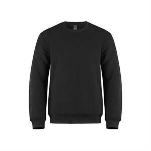 CSW 24/7 L00540 - Crew Adult Crewneck Pullover Sweatshirt Black