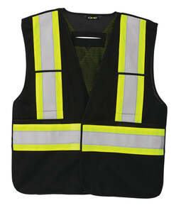 CX2 L01160 - Guardian Hi-Vis Safety Vest Black