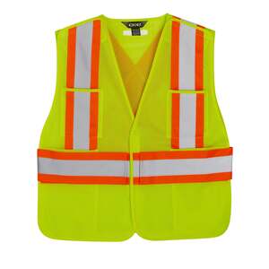 CX2 L01180 - Patrol One Size High Vis Safety Vest Yellow