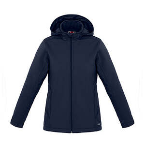 CX2 L03171 - Hurricane Ladies Insulated Softshell Jacket W/Removeable Hood Navy
