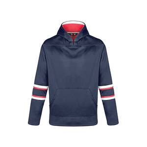 CX2 L0617Y - Dangle Youth Fleece Hockey Hoodie Navy/Red/White