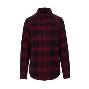 CX2 S04506 - Cabin Ladies Brushed Flannel Shirt Red/Black