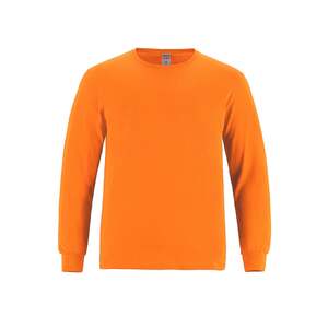 CSW 24/7 S05615 - Breeze T-Shirt À Col Rond À Manches Longues pour homme Orange