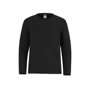 CX2 S05937 - Shore T-Shirt À Col Rond À Manches Longues pour homme Black