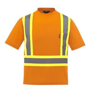 CX2 S05960 - Watchman Hi-Vis Safety T-Shirt Hi-Vis Orange