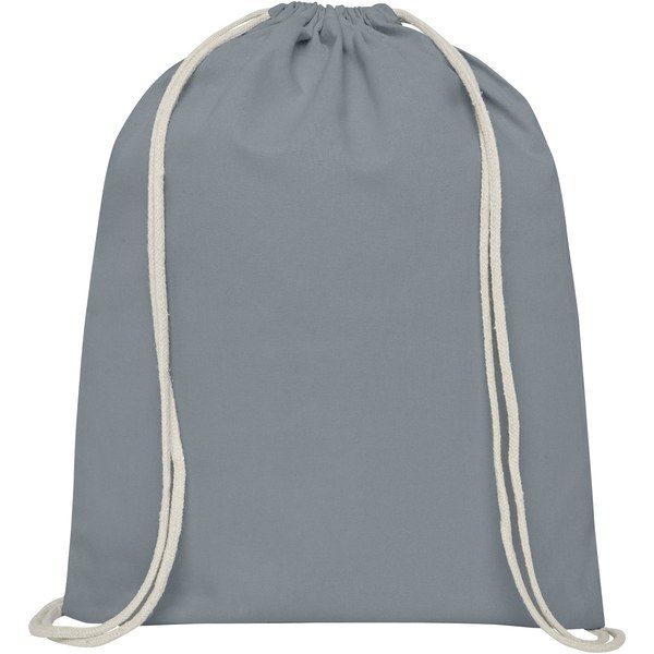 EgotierPro 120113 - Oregon 100 g/m² cotton drawstring bag 5L