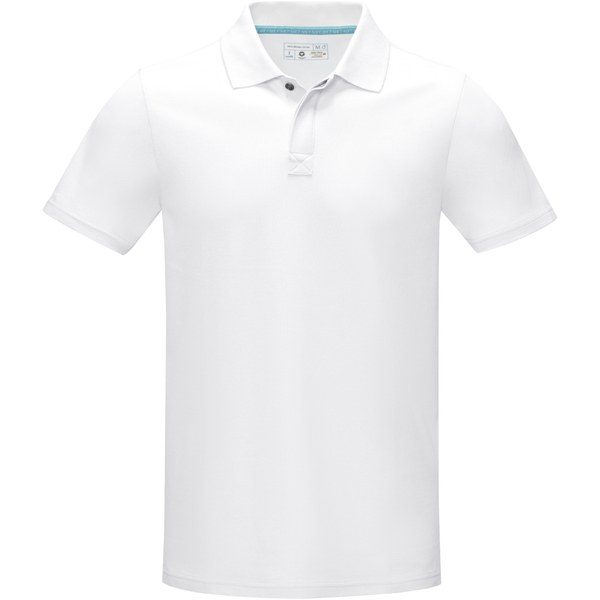 Elevate NXT 37508 - Polo orgánico GOTS de manga corta para hombre "Graphite"