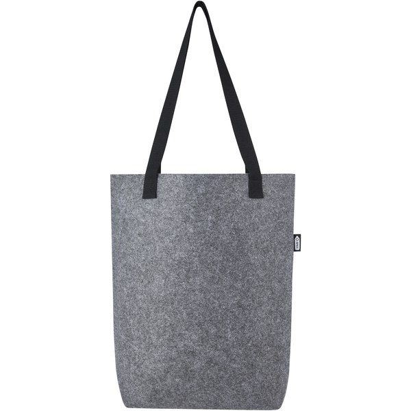 EgotierPro 120662 - Felta GRS recycled felt tote bag with wide bottom 12L