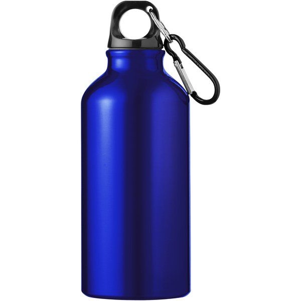 EgotierPro 100738 - Eco-Friendly Recycled Aluminum Hydration Bottle with Carabiner