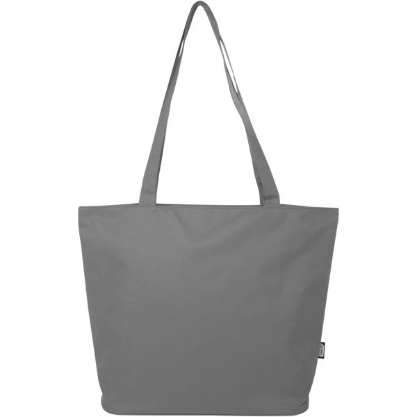 EgotierPro 130052 - Panama GRS recycled zippered tote bag 20L