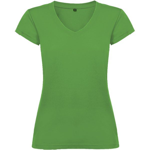 Roly R6646 - Camiseta Mujer Cuello V Ajustada y Elegante