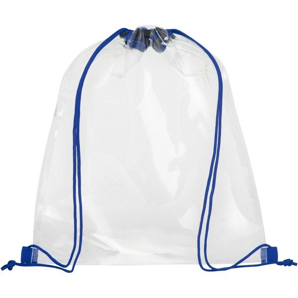 EgotierPro 120086 - Lancaster transparent drawstring bag 5L