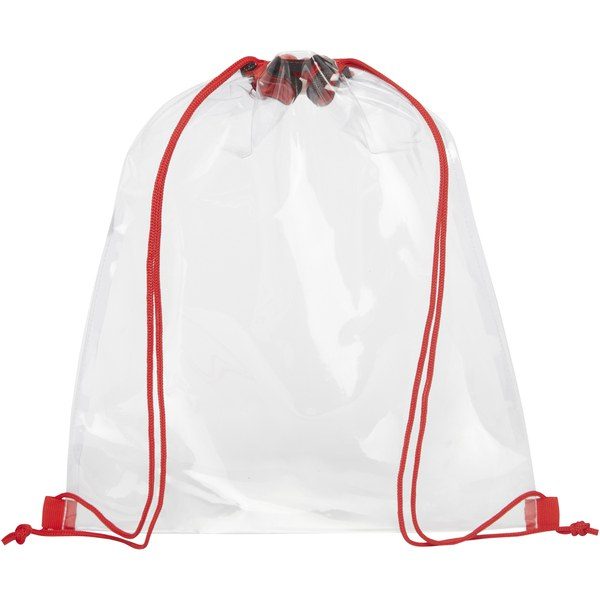 EgotierPro 120086 - Lancaster transparent drawstring bag 5L