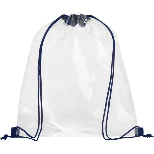 EgotierPro 120086 - Mochila de cuerdas transparente 5L "Lancaster"