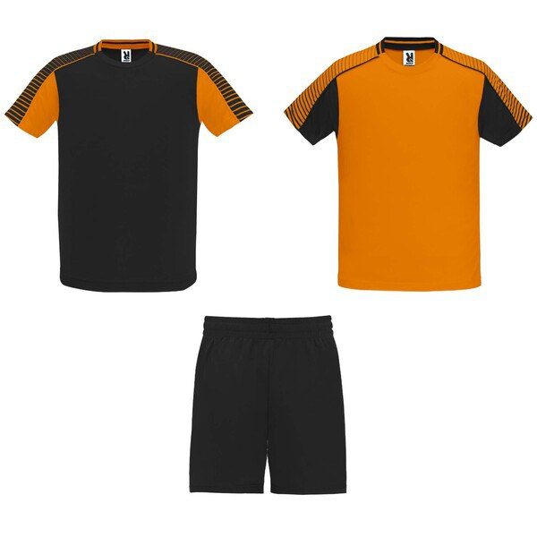 Roly R0525 - JUVE Unisex Sports Set with 2 T-Shirts and Shorts