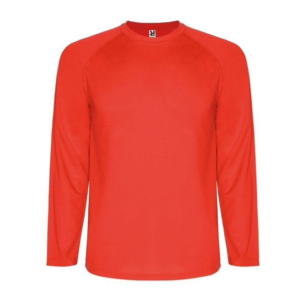 Roly R0415 - MONTECARLO L/S Technical Long-Sleeve Raglan T-Shirt MONTECARLO